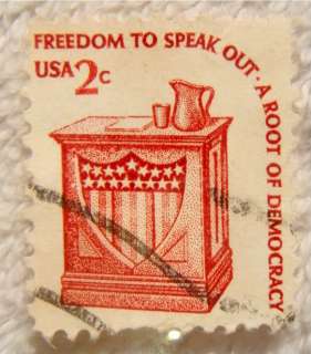 Used Great Condition 2 Cent USA Freedom to Speak Out A Root of 