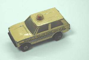 1976 MATCHBOX ROLAMATICS #20 POLICE PATROL CAR MODEL  