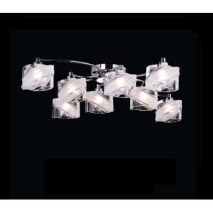   or Gold Flush Mount with Frosted Glass SKU# 10779