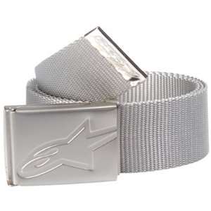   Smooth Mens Casual Wear Belt   Silver / One Size Automotive