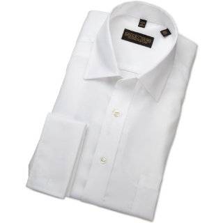   Cotton Pinpoint French Cuff Non Iron Long Sleeve Dress Shirt Clothing