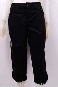 Brand New Calvin Klein Jeans Cotton Capri Pant for Ladies in Black 