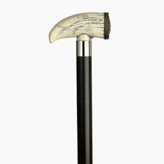  Harvy Embossed Whale Tooth Cane