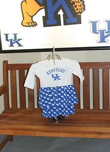 Girls Boutique Style Kentucky Wildcats Dress Baby Infant Toddler NEW 