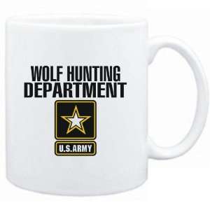  Mug White  Wolf Hunting DEPARTMENT / U.S. ARMY  Sports 