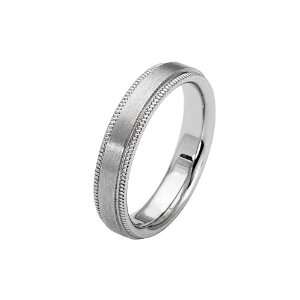  14Kt White Gold Wedding Ring for Men & Women Size 10 