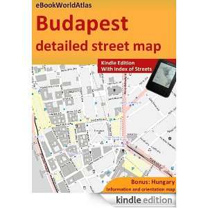 Map of Budapest (Hungary) eBookWorldAtlas Team  Kindle 