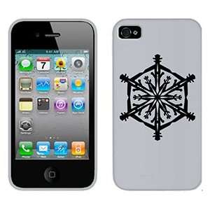  Hexagon Snowflake on Verizon iPhone 4 Case by Coveroo  
