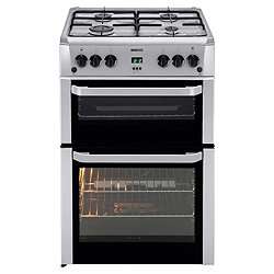 Buy Beko BDVG694SP Silver 60cm Gas Cooker with Double Oven from our 