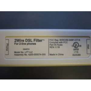  2wire DSL Filter for 2 Line Phone Model LFT 4 2 