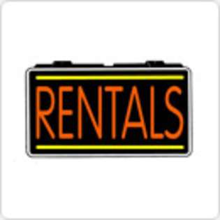 LED Neon Sign Car Rental Rentals 13 x 24 Simulated Neon Sign at 