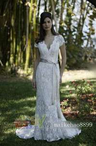 New White/ivory Wedding Dress Custom Ball Gown Size 2 4 6 8 10 12 14 