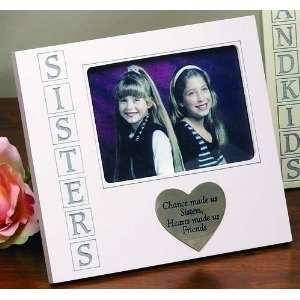 Pack of 4 Heart Beats Sisters 3.5 x 5 Picture Frames 