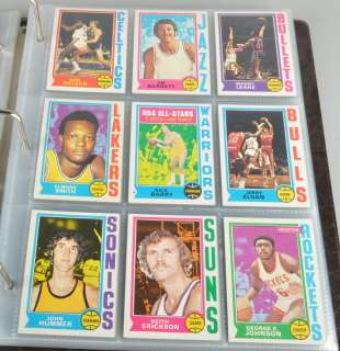   75 Topps Basketball COMPLETE SET 264 Cards ABDUL JABBAR MARAVICH ISSEL