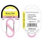   Ize S Biner Sbp20312 Plastic Carabiner Clip   2.0 X 1.0   1   Pink
