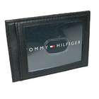 Tommy Hilfiger Genuine Leather Mens Slim Front Pocket Wallet