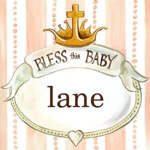  Oopsy daisy Bless this Baby Wall Art 18x18