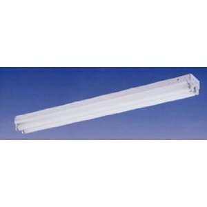  White Finish 2 Light 48 Wide Strip Ceiling Fixture