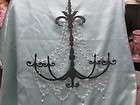   CHANDELIER WITH CRYSTALS WALL DECOR~Shabby~Cottage~Chic~French~Country