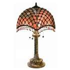 Kichler World Views Antique Brass Beaded Tassel Table Lamp