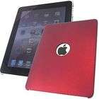 Apple iPad Snap On Rubberized Protector Case (Red)
