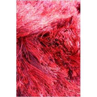   Rugs SILKSH011RM 6x6R Silk Shag SH 011 Red Mix 6x6 Round Rug at 