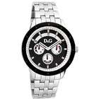 Dolce and Gabbana DW0604 Stainless Steel Black Dial Day Date