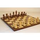 WW Chess 30SL WC Small Lardy Walnut Board Chess Set Games