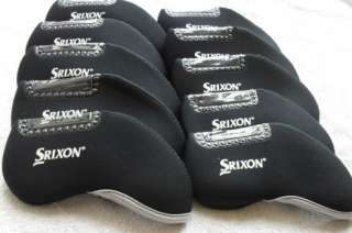 Srixon Golf Iron Head covers set Black Headcover 10pcs  