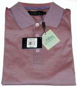   Uomo NWT XL Cotton Short Sleeve Mens Golf Polo Shirt Mercerized Cotton