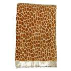Baby Mio Plush Giraffe Print Baby Blanket
