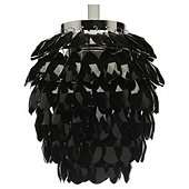 Tesco Glass Pineapple Pendant Black