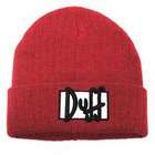BioWorld Simpsons Duff Beer Red Knit Cuff Beanie Hat