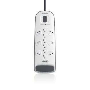 Belkin BV112234 08 12 Outlet Surge Protector with 10 ft Power Cord and 