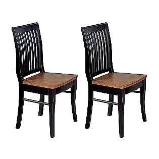   of 2 solid wood bistro dining great for two or four persons sitting