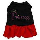 Mirage Dog Supplies Princess Rhinestone Dress Black With Pink Sm 10