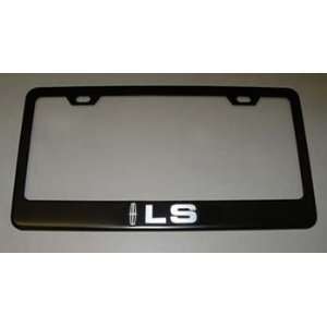  Lincoln LS Black License Plate Frame 