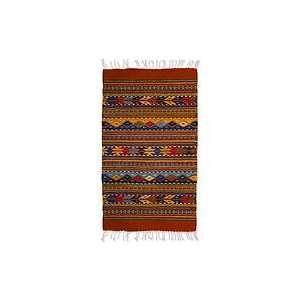  NOVICA Zapotec wool rug, Zapotec Fantasy (2x3)