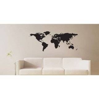  Vinyl Wall Art Decal Sticker World Map Globe Earth Country 
