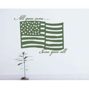   Patriotic Vinyl Wall Decal Sticker Mural Quotes Words Pa012allgavep