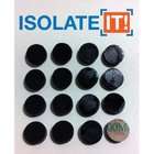Isolate It Sorbothane Small 7/16 Dia X 1/8 Thick Round Cabinet and 