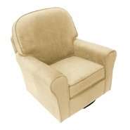 The Rockabye Glider Co Serenity Glider Tan Chenille 