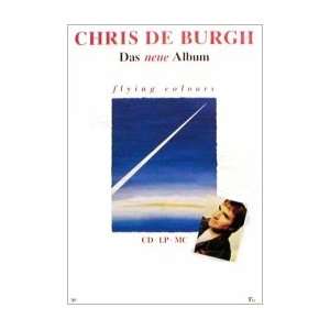 CHRIS DE BURGH Flying Colours Music Poster 