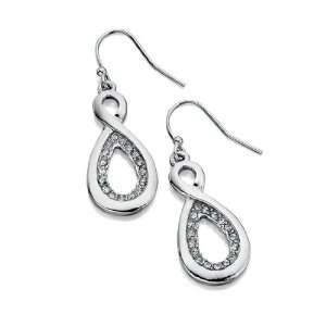  Fiorelli Silver Twist Fish Hook Drop Earrings Fiorelli Jewelry