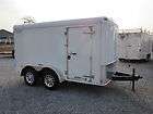 NEW 12 UNITED 7 X 12 ENCLOSED CARGO TRAILER W/ DOUBLE SWING DOORS