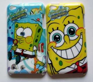 2PCS SpongeBob SquarePan Hard Cases for iPod Touch 4G  