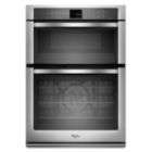   Gold 30 in. Electric Combination Wall Oven and Microwave   White Ice