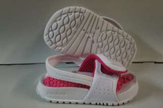 Nike Air Jordan Hydro II White Vivid Pink Sandals Infant Toddler Size 