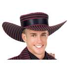 Charades Costumes Zoot Suit (Black/Red) Adult Hat One Size
