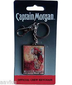 Captain Morgan Break Out Design Metal Crew Key Chain  